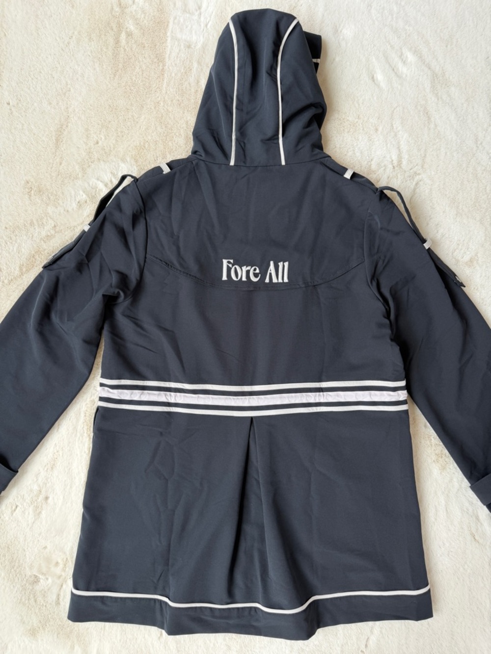 Fore All Windsor Rain Jacket Black Size Large - Picture 6 of 15